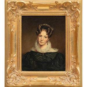 Appraisal: Jules- mile Saintin French - Cherished Treasures oil on board