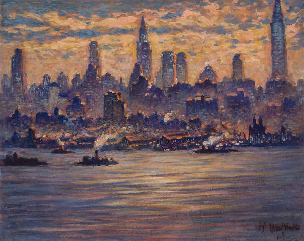 Appraisal: HENRY VAN NOTTI American - Morning Over the River Heart