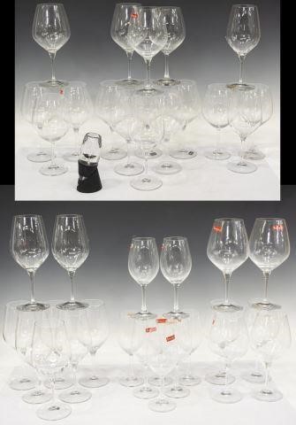 Appraisal: lot of German Spiegelau glass stemware and aerator all accompanied