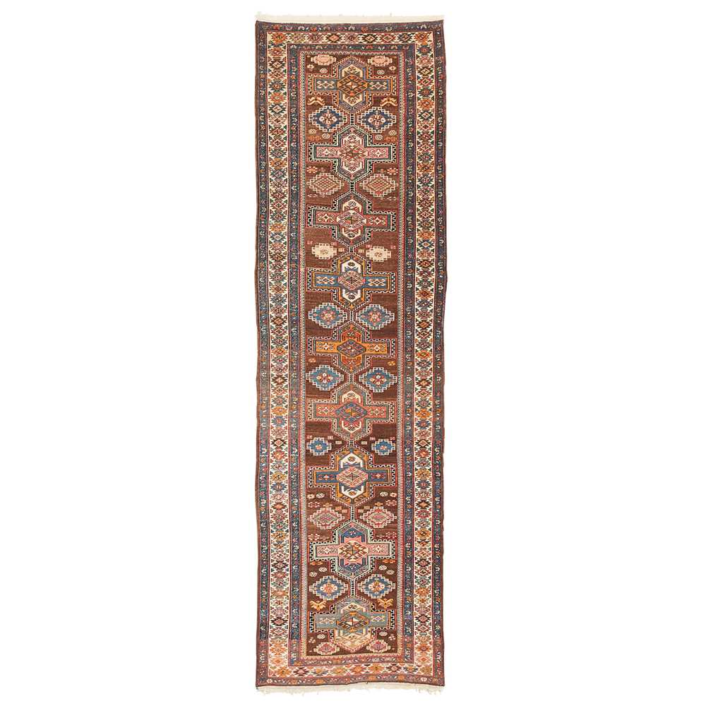 Appraisal: NORTHWEST PERSIAN RUNNER LATE TH EARLY TH CENTURY the brown