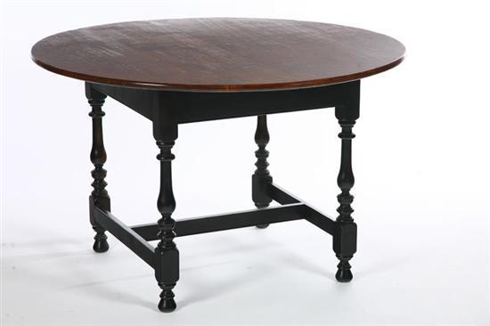 Appraisal: TABLE American th century curly maple Round curly maple top