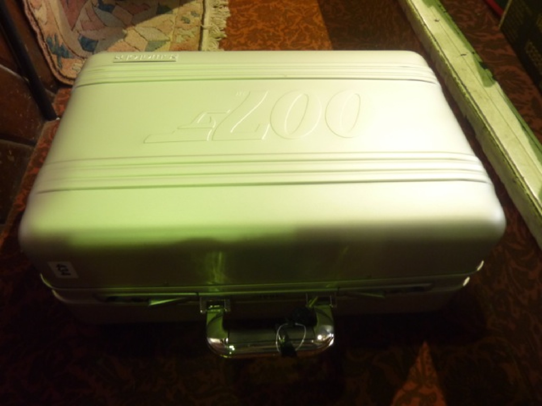 Appraisal: A Swatch watch branded aluminium suitcase in the Series the