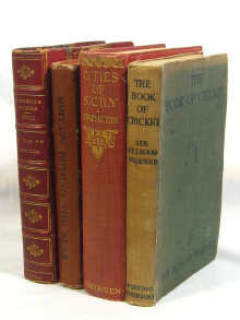 Appraisal: A mixed lot of ten books including a leather bound