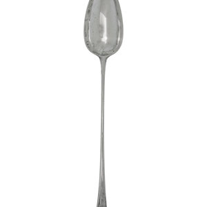 Appraisal: A George II Silver Basting Spoon Likely John Jones London