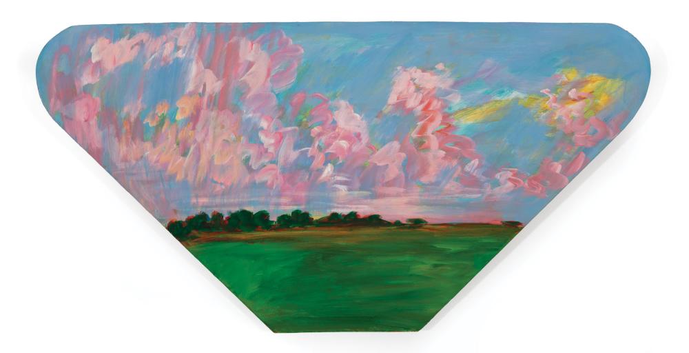 Appraisal: Elemore Morgan Jr American Louisiana - Sky Form acrylic on