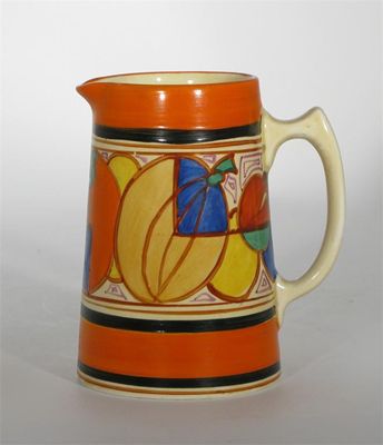 Appraisal: Melon' a Clarice Cliff Fantasque Bizarre jug designed by Clarice