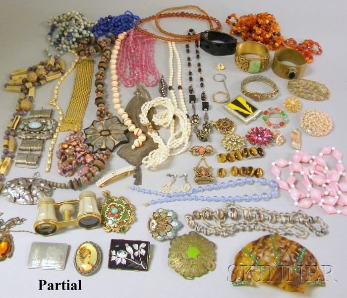 Appraisal: Large Group of Beads and Assorted Costume Jewelry