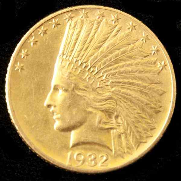 Appraisal: Gold Eagleuncertified g Uncirculated with light wear to the hair