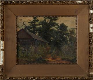 Appraisal: Julia Massie - Mississippi New Orleans Log Cabin early th