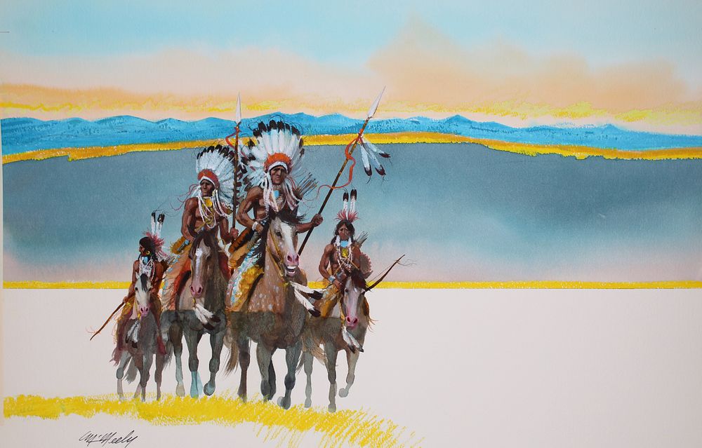 Appraisal: Tom McNeely B Cheyenne Tom McNeely Canadian B American Indian