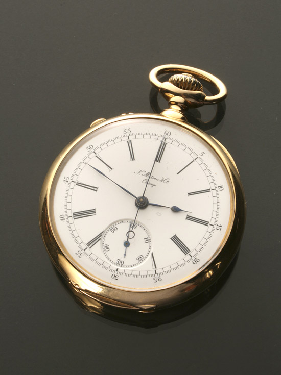 Appraisal: -Karat Yellow-Gold Open Face Pocket Watch Patek Philippe Swiss Circa