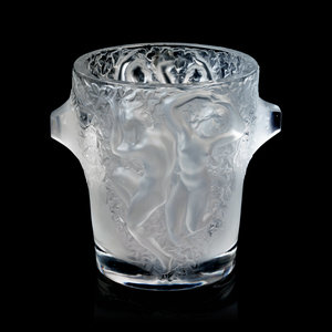 Appraisal: A Lalique Ganymede Champagne Cooler Second Half th Century Height