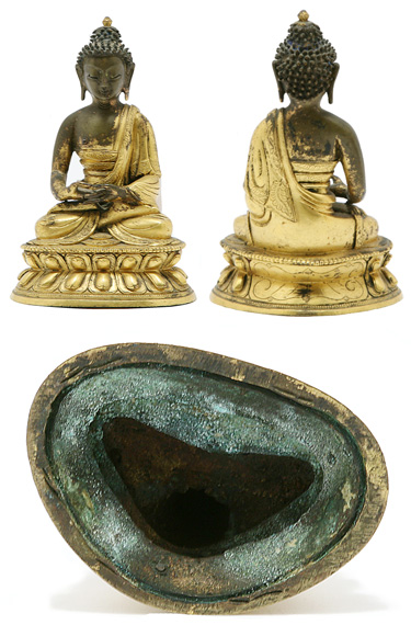 Appraisal: Sino Tibetan Bronze Buddha Estimate -