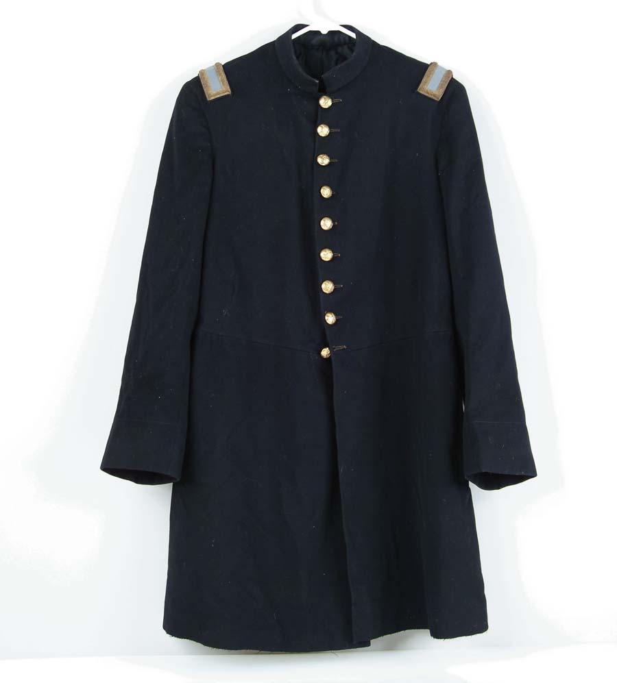 Appraisal: CIVIL WAR OFFICERS FROCK COAT A dark navy blue wool