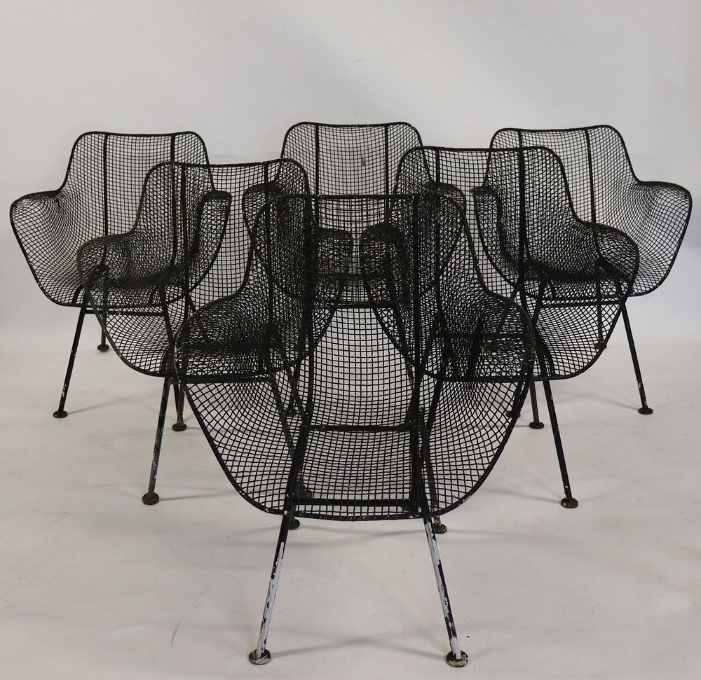 Appraisal: Russel Woodard Sculptura Chairs From a Scarsdale estate - Dimensions