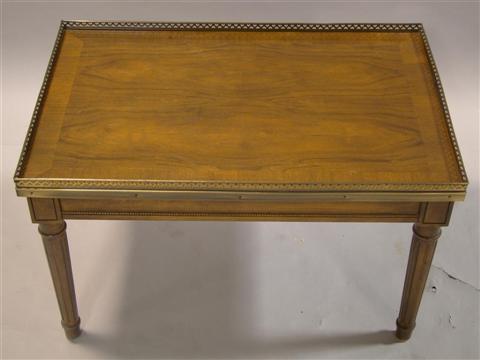 Appraisal: BAKER FURNITURE REGENCY STYLE LOW TABLE th century the rectangular