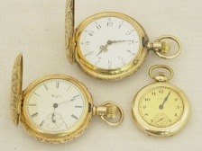 Appraisal: Gold Elgin S K HC Benedick S HC and an