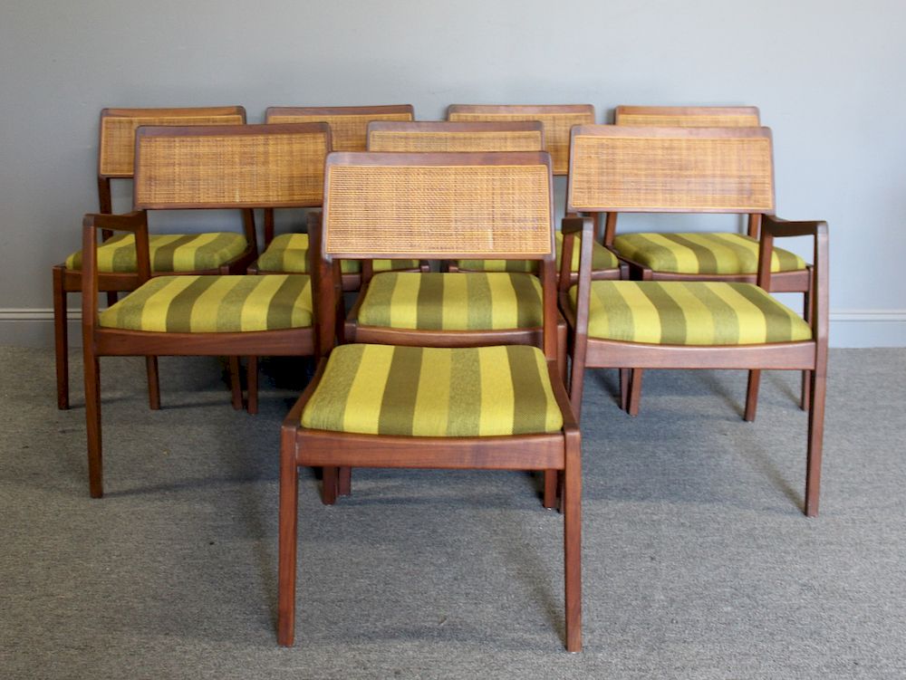 Appraisal: MIDCENTURY Jens Risom Playboy Dining Chairs From a New Jersey