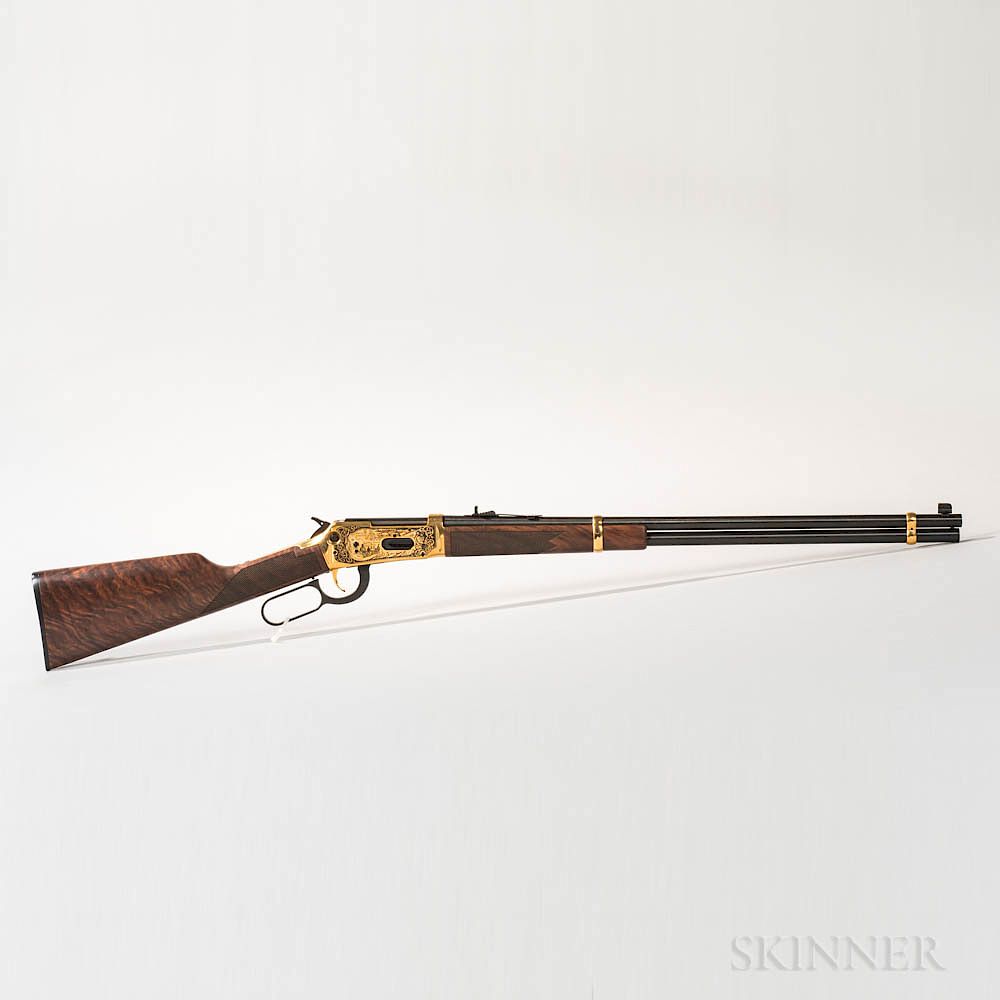 Appraisal: Winchester Model AE Klondike Centennial Grade Lever-action Rifle Winchester Model