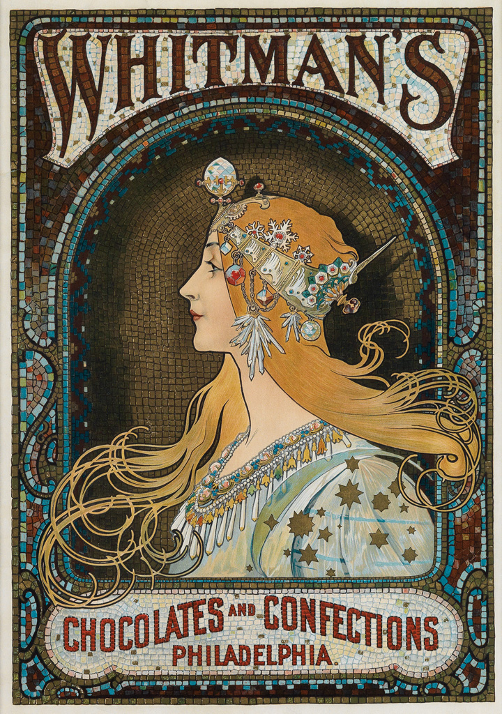 Appraisal: D'APR S ALPHONSE MUCHA - WHITMAN'S CHOCOLATES AND CONFECTIONS PHILADELPHIA