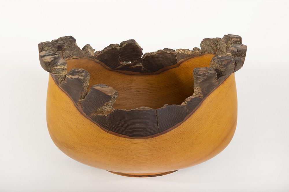 Appraisal: Paul Krautmann Untitled Wood Bowl Paul Krautmann th Century Turned