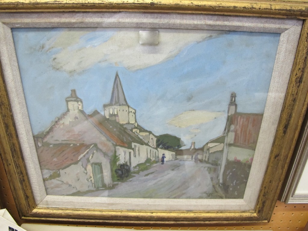 Appraisal: WILLIAM TIMMINS Watercolour 'Old Anstruther' signed