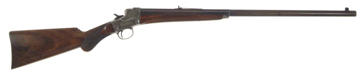 Appraisal: REMINGTON HEPBURN SPORTING RIFLE Cal - SN Usual configuration with