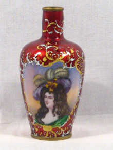 Appraisal: A fine French enamel single vase circa cm high