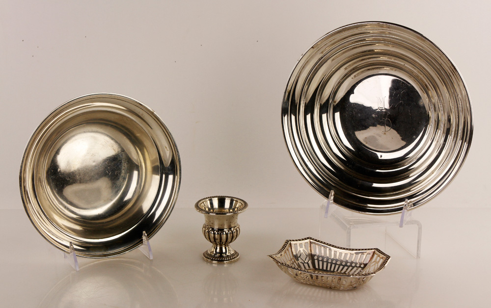 Appraisal: - Lot of Sterling Pieces Lot of four sterling silver