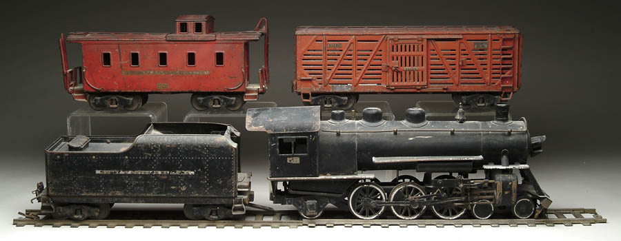 Appraisal: BUDDY L OUTDOOR RAILROAD A - - steam engine a