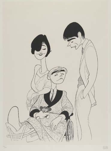 Appraisal: AL HIRSCHFELD Brideshead Revisited Lithograph x mm x inches Signed