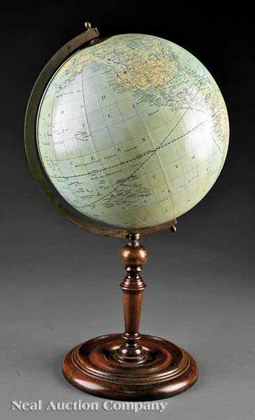 Appraisal: An English Terrestrial Globe th c made by Thos Greares