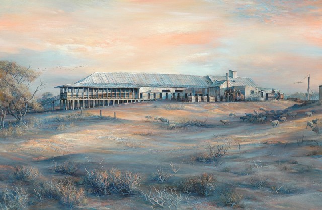 Appraisal: Kenneth Jack born Kinchega Woolshed New South Wales oil on