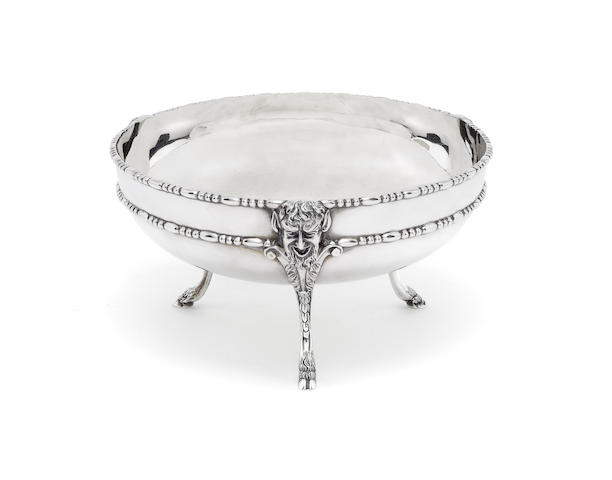 Appraisal: An Edwardian silver bowl in the Adam style by Fenton