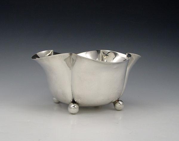 Appraisal: HORACE WOODWARD ENGLISH STERLING CENTER BOWL Hallmarked London by Horace