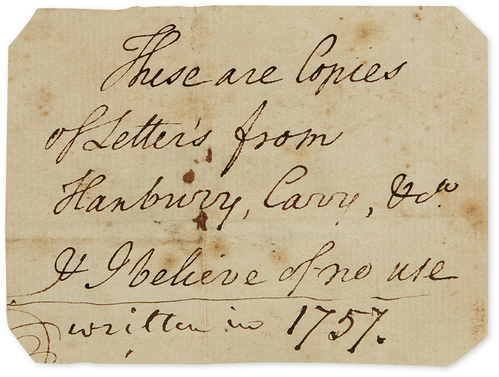 Appraisal: WASHINGTON GEORGE Autograph Manuscript unsigned -word annotation clipped from a