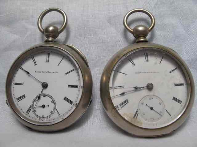 Appraisal: Two Elgin gentleman's key wind pocket watches Size Elgin National