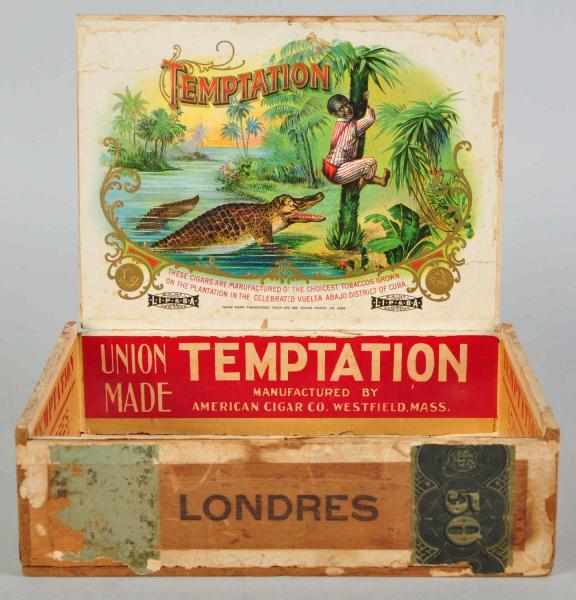 Appraisal: Temptations Cigar Box Super color remains on wonderful and whimsical