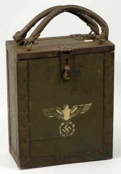 Appraisal: Early German Nazi Ammunitions Box Description Comes with intact ammunition