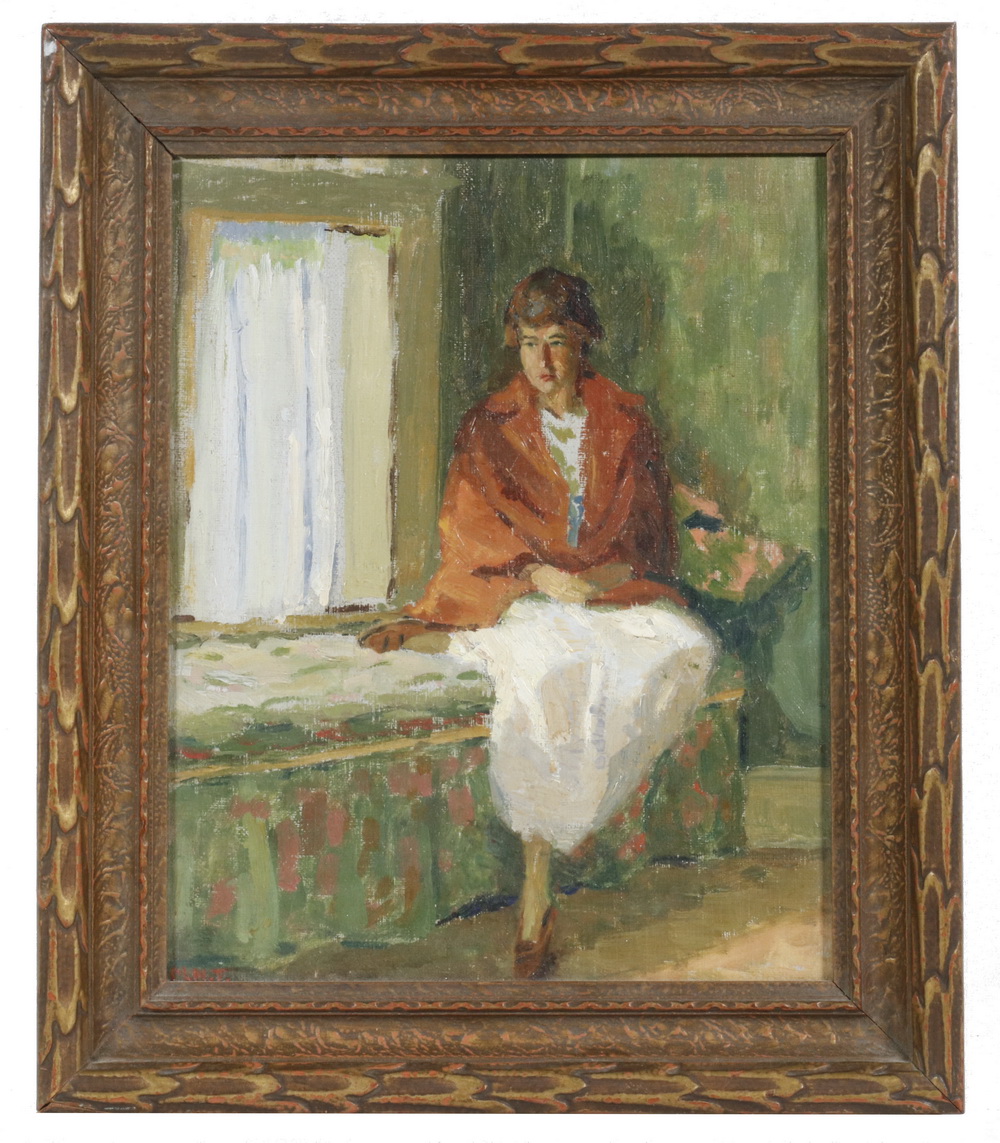 Appraisal: MARY H TANNAHILL NY MA NC - Portrait of a