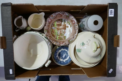 Appraisal: A mixed collection of items to include large Wedgwood Napoleon