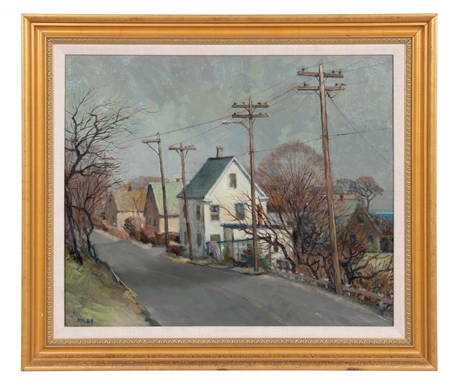 Appraisal: FRANK MILBY BRADFORD STREET P-TOWN O C Frank Milby American