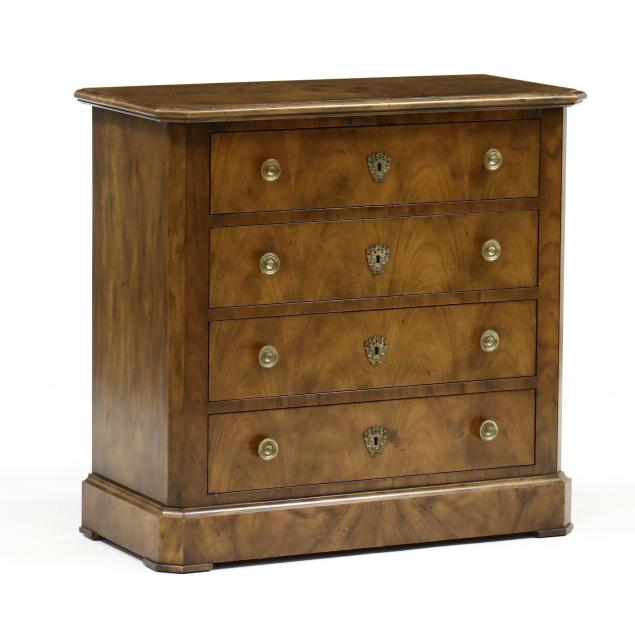 Appraisal: BAKER WOBURN ABBEY COLLECTION DIMINUTIVE FOUR DRAWER CHEST Mid- th