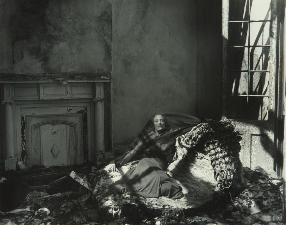 Appraisal: Clarence John Laughlin American Louisiana - The Repulsive Bed silver