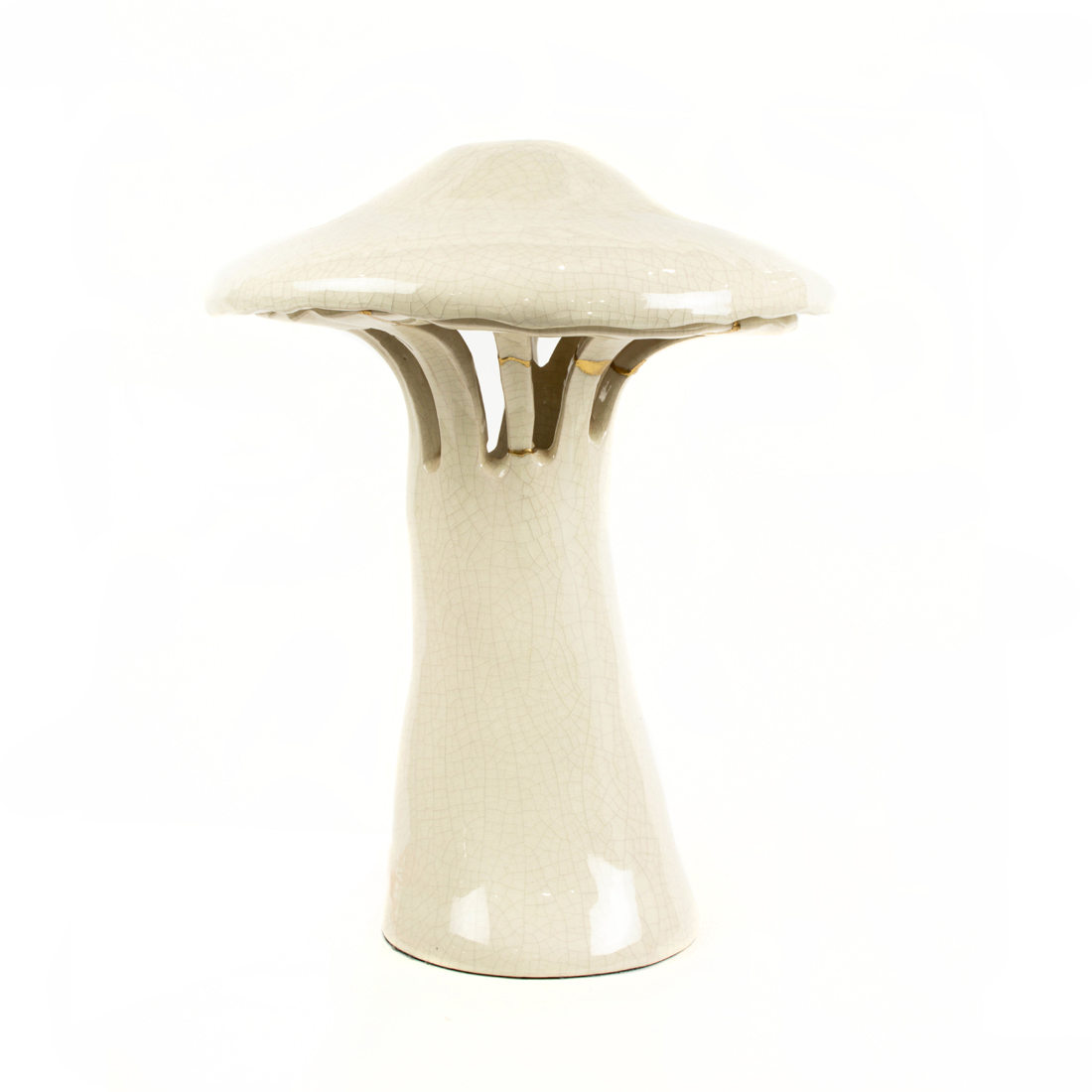 Appraisal: ATELIER MVM MUSHROOM CERAMIC TABLE LAMP Atelier MVM Mushroom ceramic