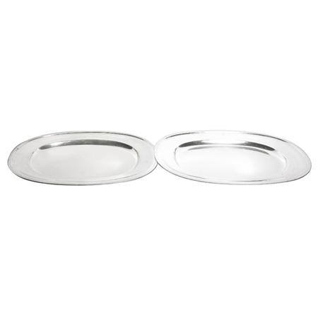 Appraisal: Pair of German Silver Trays Estimate -