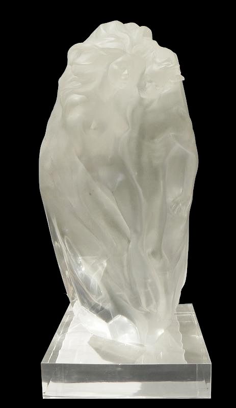 Appraisal: Frederick Hart - acrylic lucite sculpture Frederick Hart - acrylic