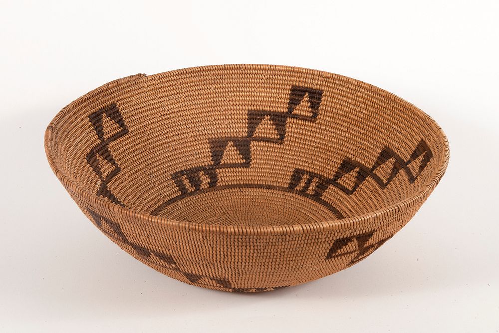 Appraisal: Possibly Chemehuevi Basketry Bowl Possibly Chemehuevi Basketry Bowl Basketry Bowl