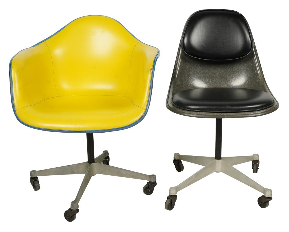 Appraisal: HERMAN MILLER TWO ASSORTED CHAIRSeach with molded manufacturer's mark comprising