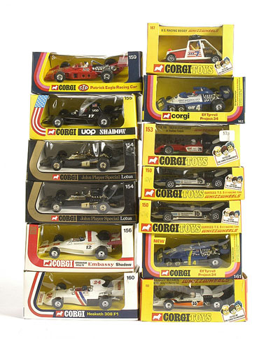 Appraisal: Corgi Racing Cars group - including No and others -